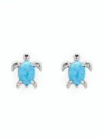 PURA VIDA OPAL SEA TURTLE EARRINGS - CLEARANCE