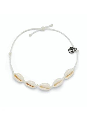 BRACELET DE CHEVILLE EN CAURIS NOUÉS