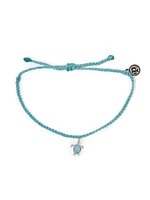 PURA VIDA SEA TURTLE BRACELET - BLUE - CLEARANCE