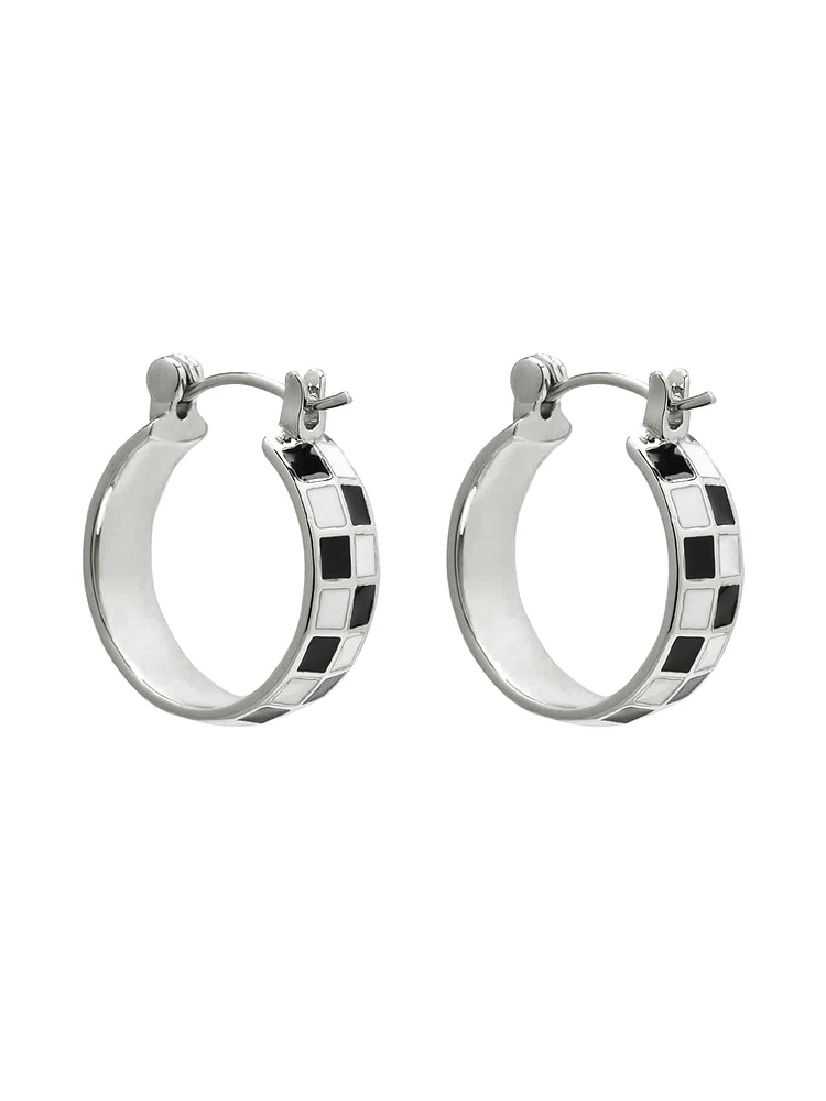 BOUCLES D'OREILLES HUGGIE DAMIER PURA VIDA