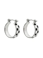BOUCLES D'OREILLES HUGGIE DAMIER PURA VIDA