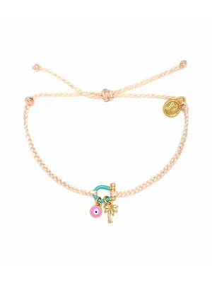 PURA VIDA BONNE CHANCE BRACELET - VANILA