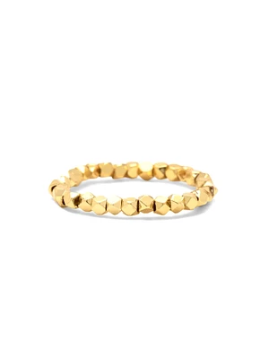 PURA VIDA FACETED BEAD STRETCH RING