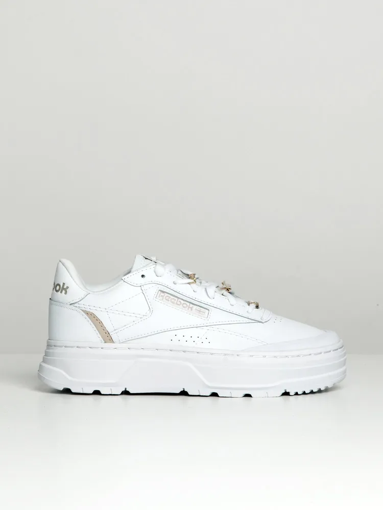 WOMENS REEBOK CLUB C DOUBLE GEO SNEAKERS - CLEARANCE