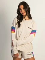 RIP CURL LAS DALIAS RAGLAN CREWNECK