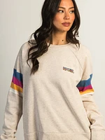 RIP CURL LAS DALIAS RAGLAN CREWNECK