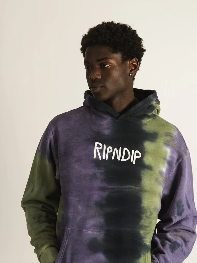 RIP N DIP RND RUBBER LOGO HOODIE - CLEARANCE