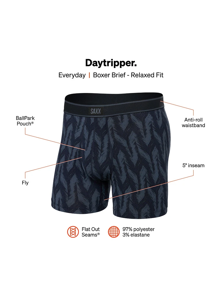 BOXER SAXX DAYTRIPPER - IKAT CHEVRON