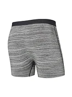 SAXX ULTRA BOXER BRIEF SPACE DYED HEATHER GREY