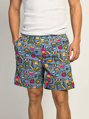 SAXX GO COASTAL 2IN1 VOLLEY SHORT