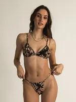 SKINNY DIP LEAF PAST HIGH WAIST STRING BOTTOM - CLEARANCE