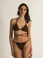 SKINNY DIP SUNTAN HEAVYWEIGHT RIB THONG BOTTOM - CLEARANCE