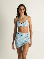 SKINNY DIP BIG DAISY SCRUNCH SKIRT - CLEARANCE