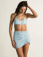 SKINNY DIP BIG DAISY SCRUNCH SKIRT - CLEARANCE