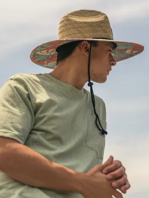 SALTY CREW TIPPET SUNSET LIFEGUARD STRAW HAT - CLEARANCE