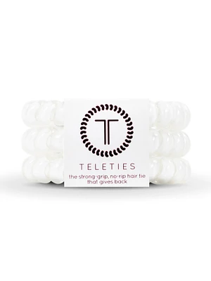 ATTACHE CHEVEUX LARGE - COCO BLANC