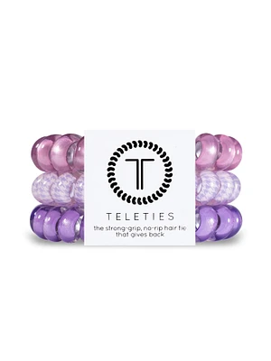 ATTACHE CHEVEUX TELETIES LG ROSE CHARDON - DESTOCKAGE