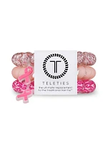 TELETIES HAIR TIE LARGE I PINK I CAN - CLEARANCE
