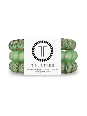 TELETIES HAIR TIE LARGE - BE HOLLY - CLEARANCE