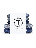 TELETIES HAIR TIE 5PK BLUESTONE - CLEARANCE