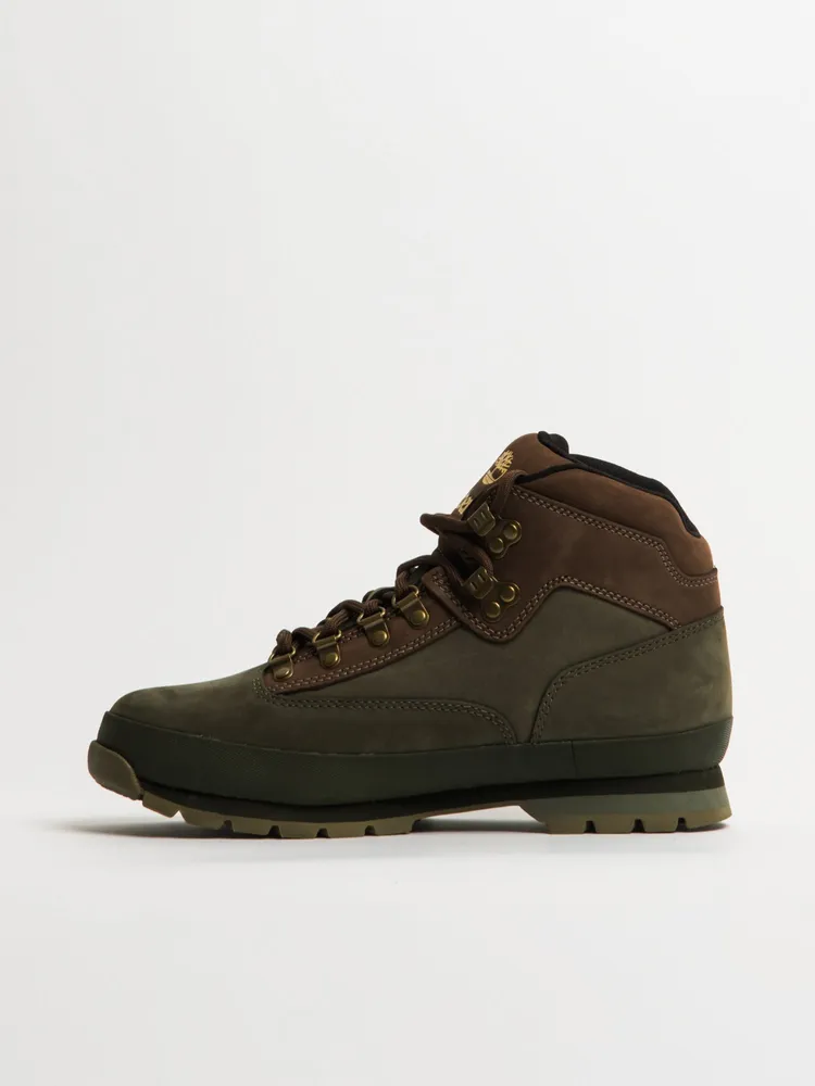 MENS TIMBERLAND EURO HIKER MID HIKING BOOTS - CLEARANCE