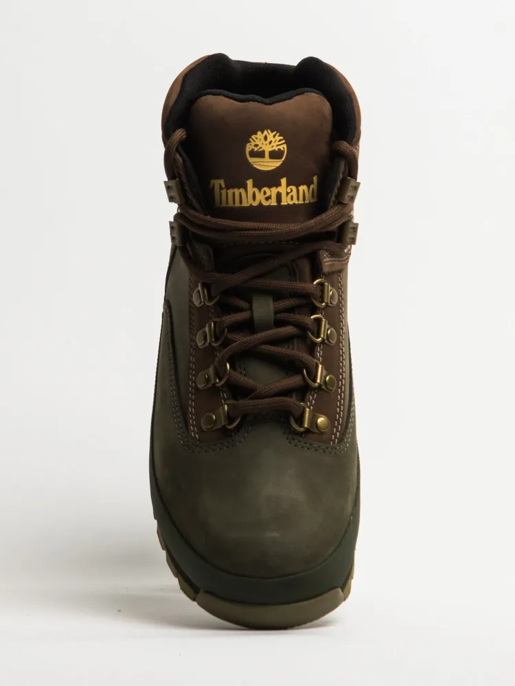 MENS TIMBERLAND EURO HIKER MID HIKING BOOTS - CLEARANCE
