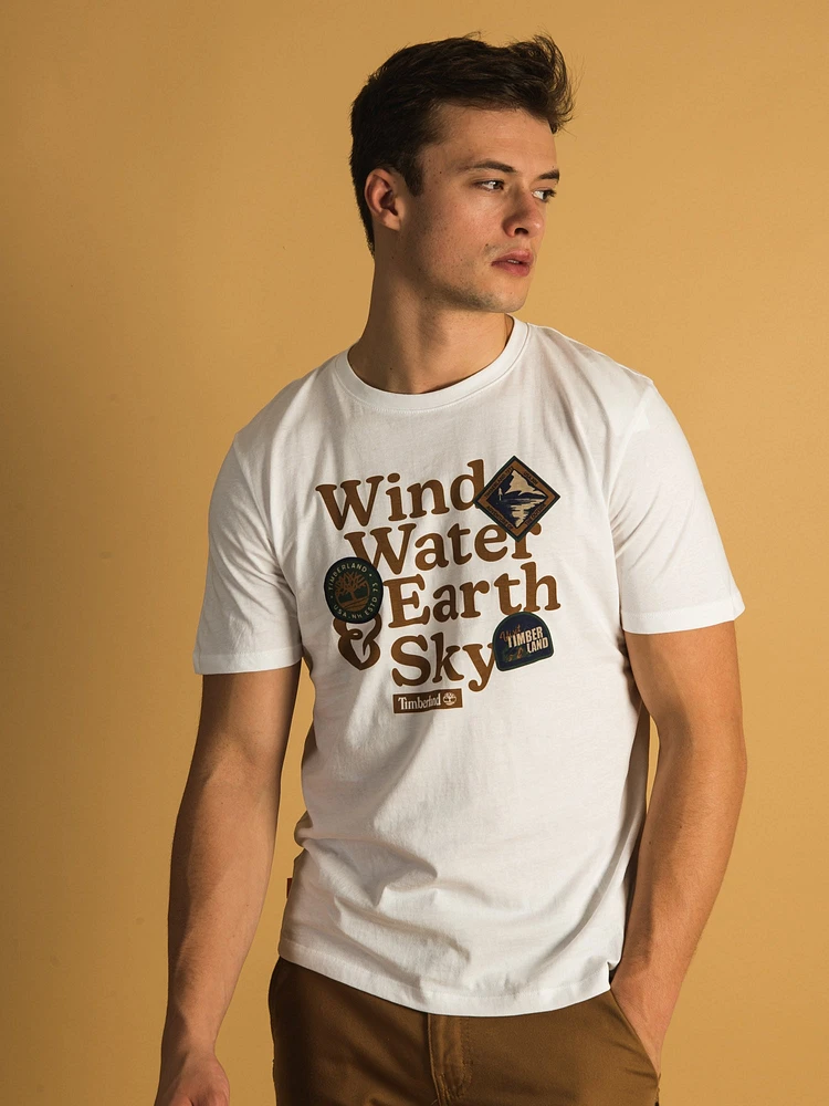 TIMBERLAND WIND WATER EARTH & SKY T-SHIRT - CLEARANCE