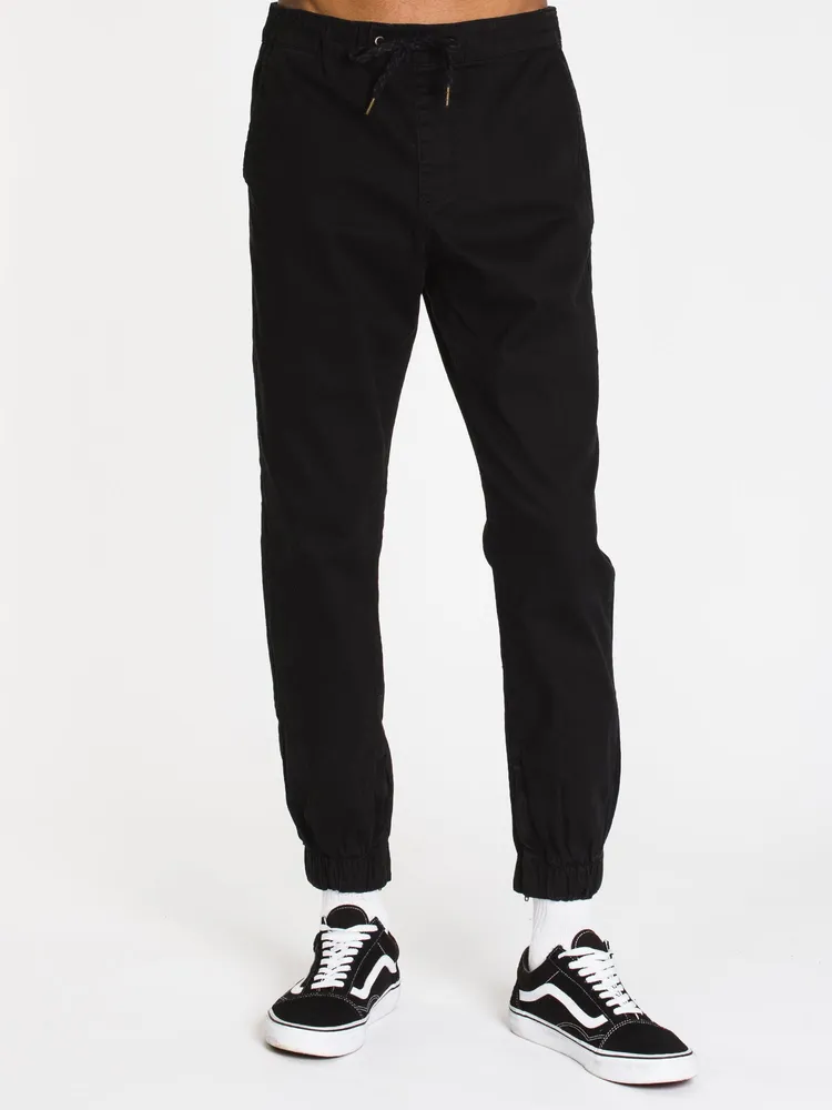 TAINTED CROCKETT RUGBY JOGGER - BLACK CLEARANCE
