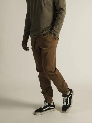 TAINTED CROCKETT RUGBY JOGGER - FLAX CLEARANCE
