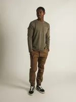 TAINTED CROCKETT RUGBY JOGGER - FLAX CLEARANCE