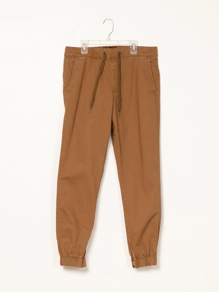 TAINTED CROCKETT RUGBY JOGGER - FLAX CLEARANCE