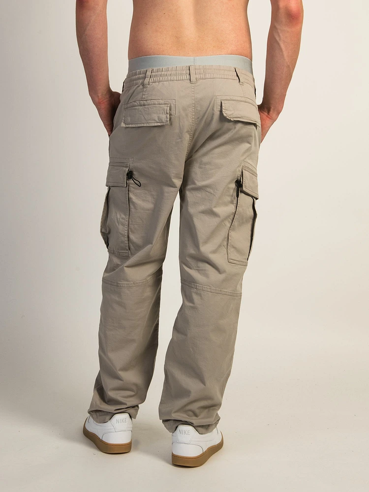 CARGO DÉCONTRACTÉ LÉGER TAINTED - TAUPE