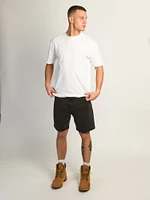 TAINTED DENIM SHORT - BLACK WASH