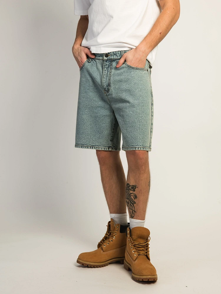 TAINTED DENIM SHORT - LIGHT WASH