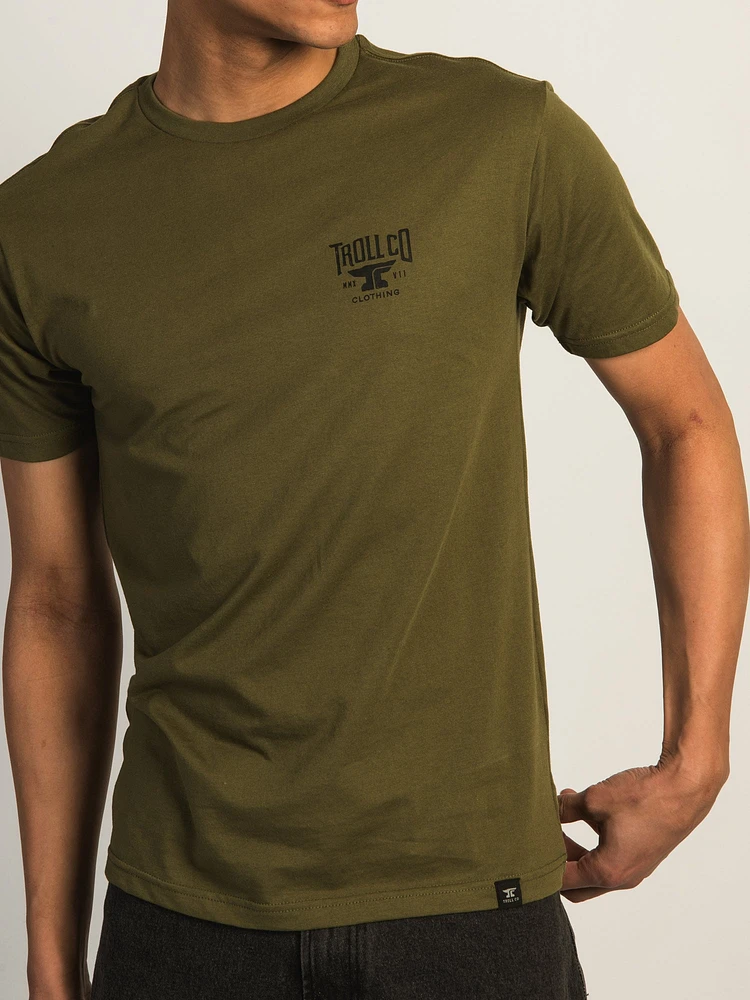 TROLL CO. PAY ME TEE - MILITAIRE