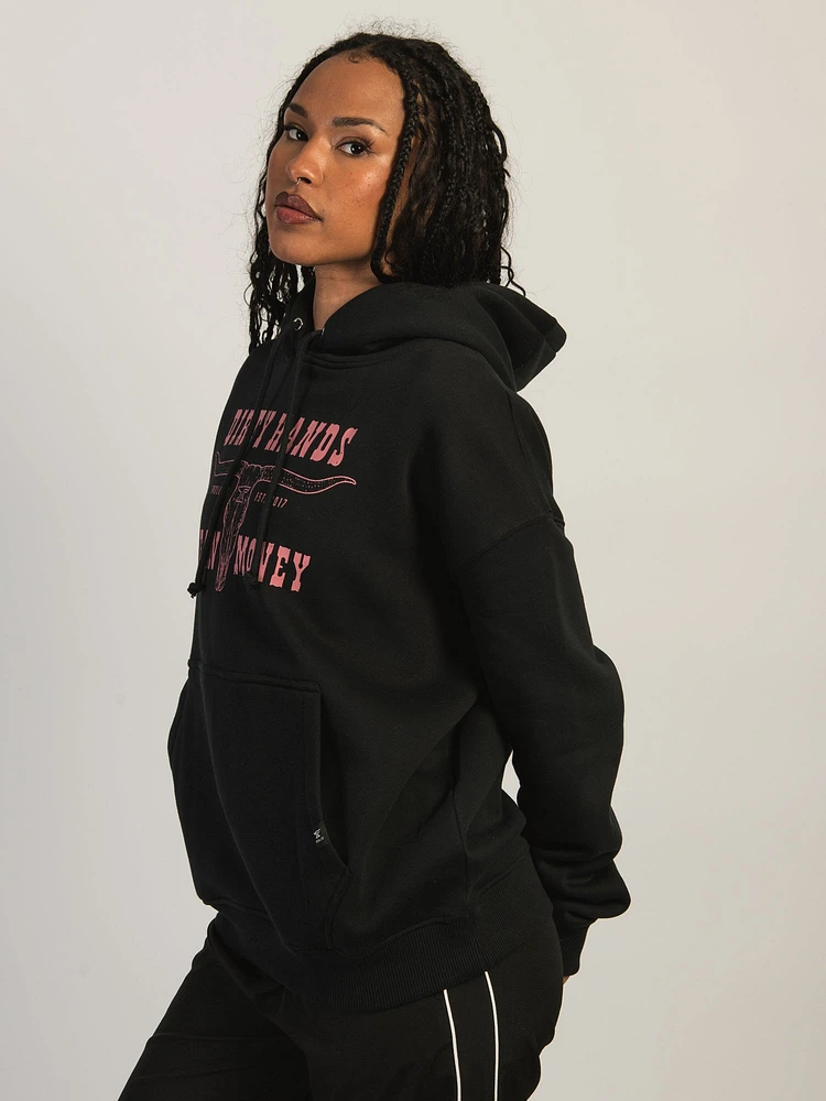TROLL CO. DHCM LH PULLOVER HOODIE - BLACK