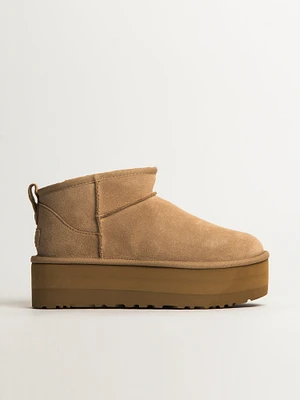 WOMENS UGG CLASSIC ULTRA MINI PLATFORM - SAND