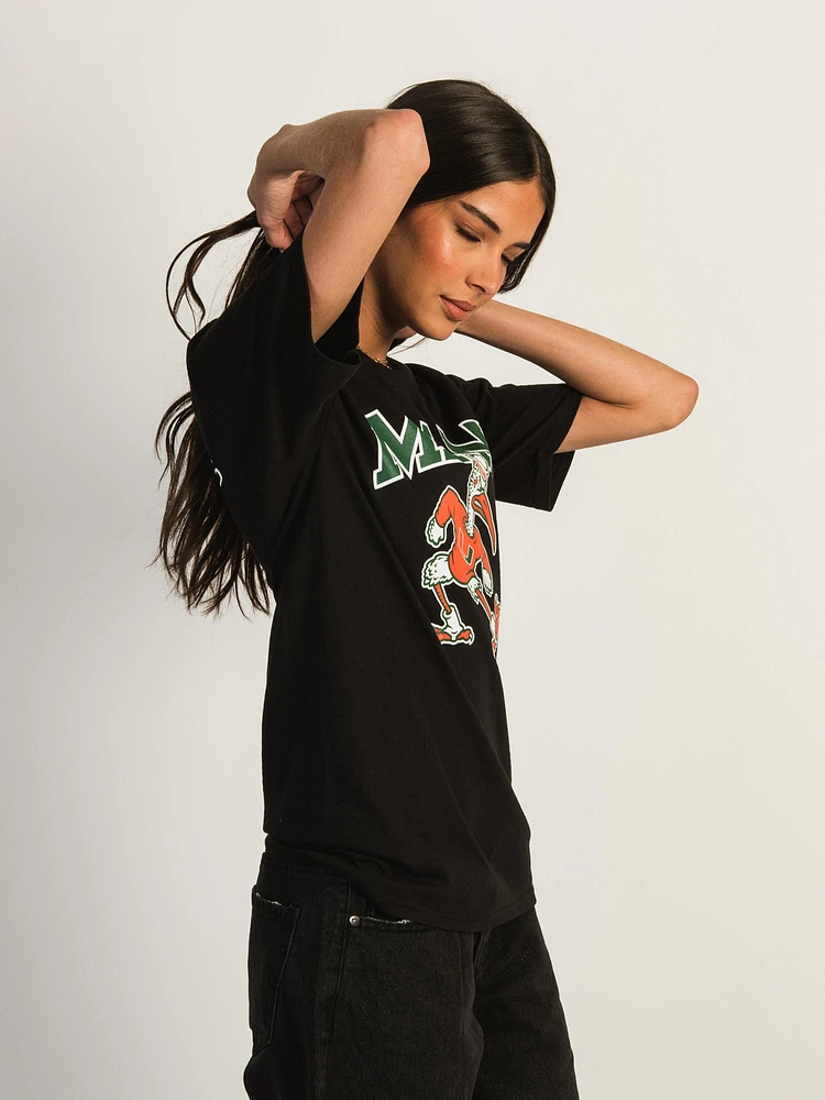 T-SHIRT NCAA MIAMI U MASCOT
