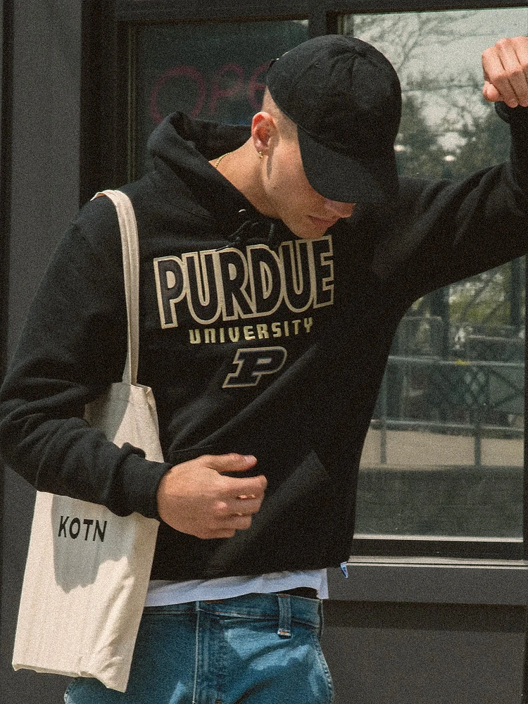 SWEAT À CAPUCHE RUSSELL ATHLETIC PURDUE