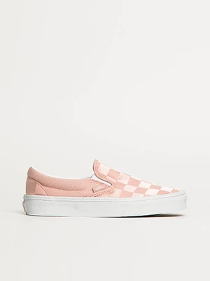 VANS CLASSIC SLIP ON SATIN SHOES WOMENS