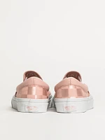 VANS CLASSIC SLIP ON SATIN SHOES WOMENS