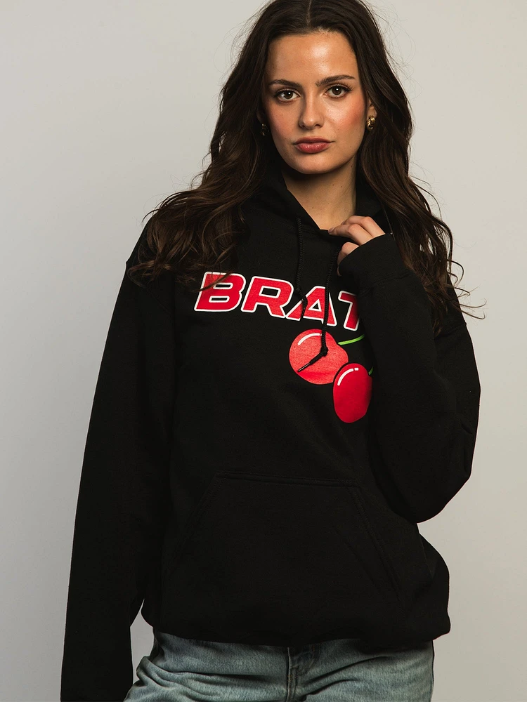 HOODIE VERBAGE BRAT P/O - NOIR