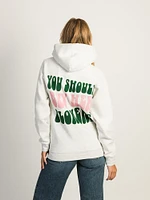 VERBAGE BUY HER FLOWERS HOODIE