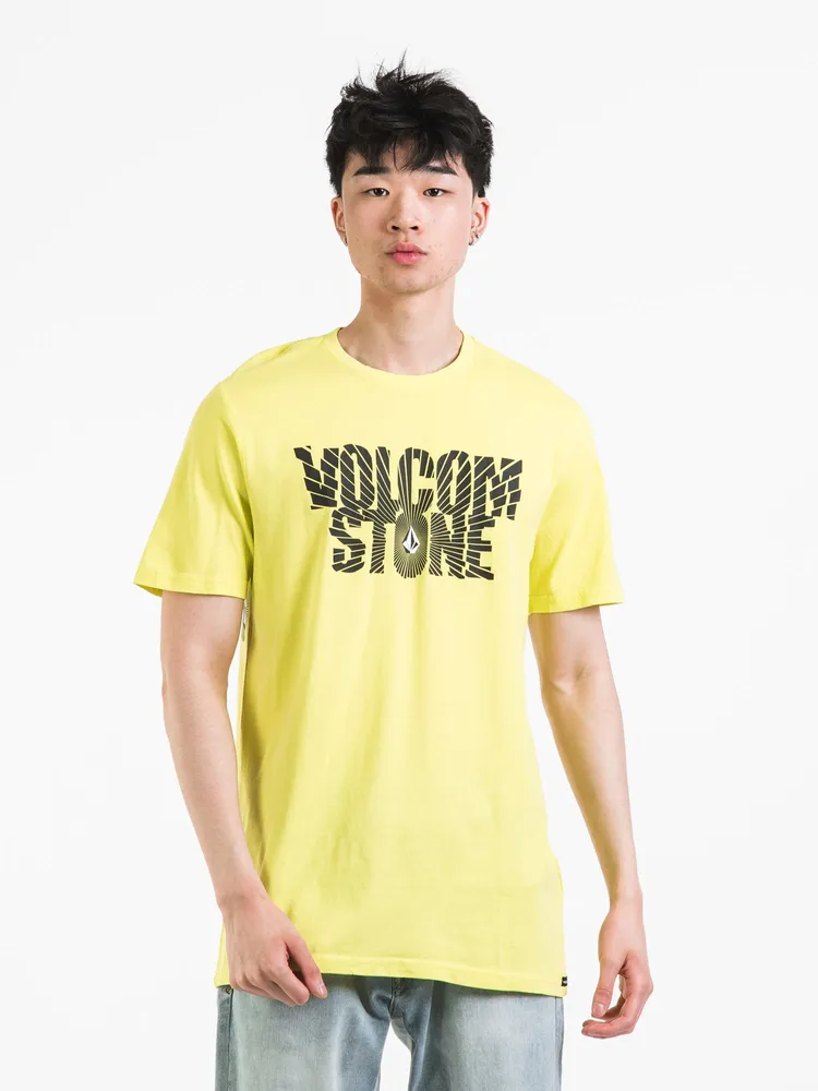 VOLCOM SHATTERED SHORT SLEEVE T-SHIRT - LIMEADE CLEARANCE