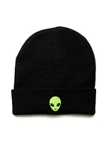 KOLBY BLACK EMBROIDERED BEANIE