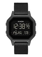 NIXON SIREN MILANESE - ALL BLACK - CLEARANCE