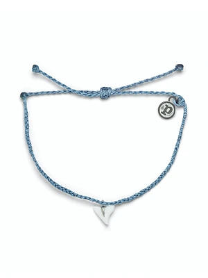 PURA VIDA SHARK TOOTH SILVER BRACELET - CLEARANCE
