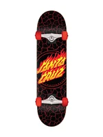 SANTA CRUZ COMPLETE FLAME DOT FULL SKATEBOARD - CLEARANCE
