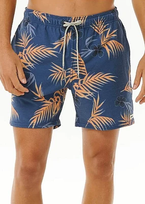 Short Surf Revival Floral Volley