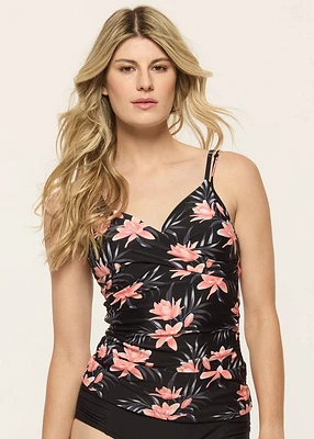 Tankini croisé Paradise Coral